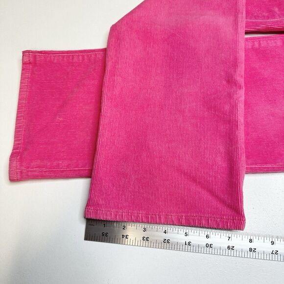Rollas Corduroy Jeans 26 Original Straight Hot Pink Hi Rise Preppy Barbie *Flaw - Picture 14 of 14